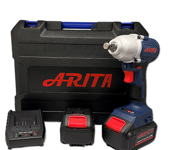 Chave de Impacto Arita CIW21V com 02 Baterias 21v Íon-lítio 4ah + Acessórios (PRODUTO IMPORTADO)