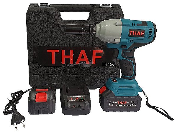 Chave De Impacto 21v 800nm de Torque + 2200rpm - TH450 (PRODUTO IMPORTADO)
