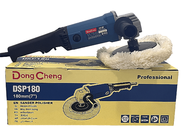 Politriz DSP180 Dongcheng 180mm  com variação de velocidade (PRODUTO IMPORTADO)