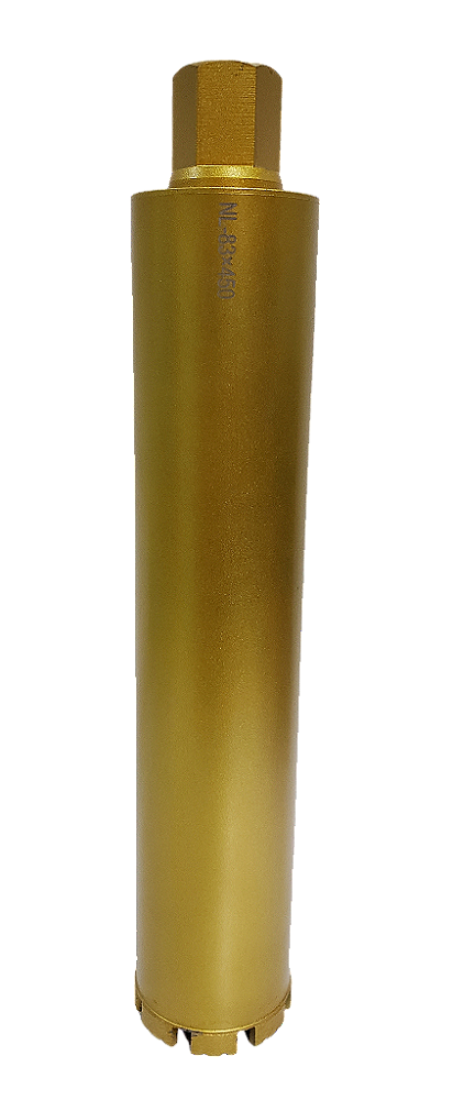 BROCA SERRA COPO DIAMANTADA PARA PERFURATRIZ 83MM X 450MM 1.1/4 DOURADA (PRODUTO IMPORTADO)