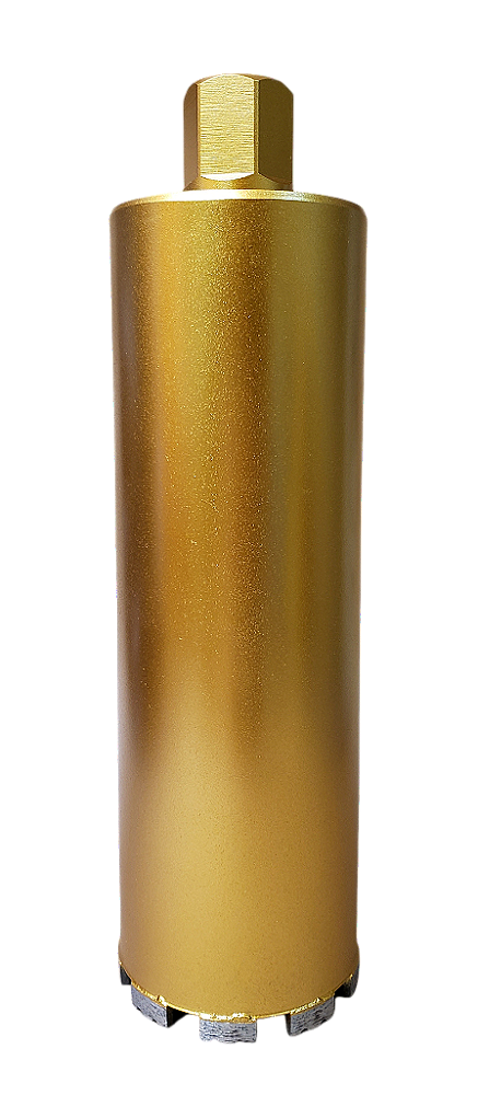 BROCA SERRA COPO DIAMANTADA PARA PERFURATRIZ 108MM X 370MM 1.1/4 DOURADA (PRODUTO IMPORTADO)