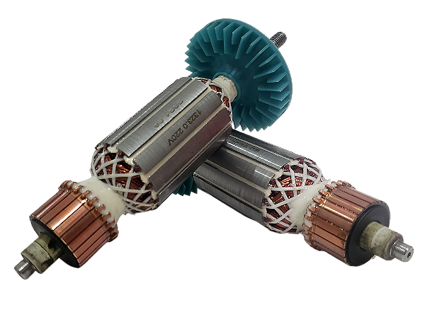 Induzido / Rotor para Esmerilhadeira 1323.0 / GWS 12U #3 (PRODUTO IMPORTADO)