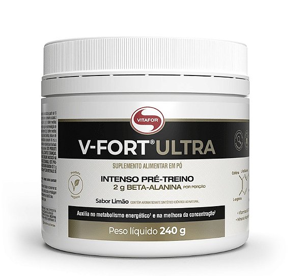 V-Fort Ultra - 240g - Sabor: limão, uva e frutas vermelhas - Vitafor