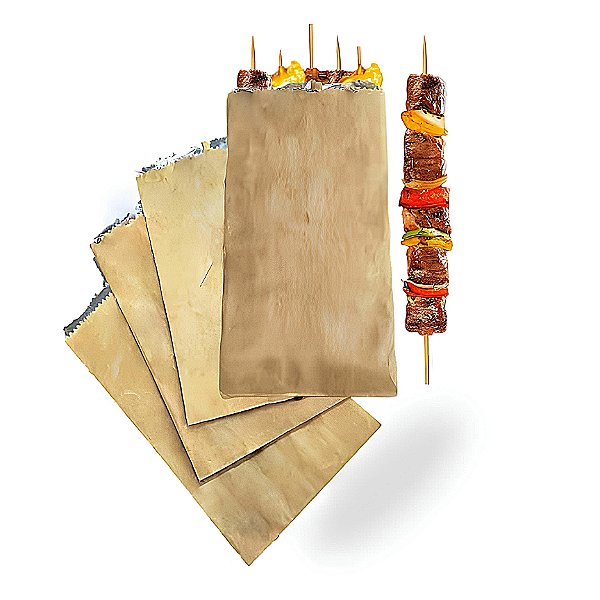 EMBALAGEM TÉRMICO METALIZADO PARA ESPETINHO 30X15,5CM 100PC