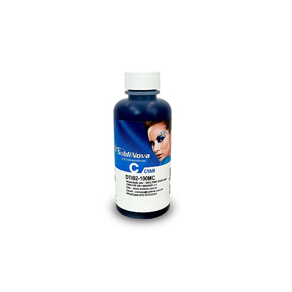 TINTA SUBLINOVA - EPSON - CYAN - 100ML