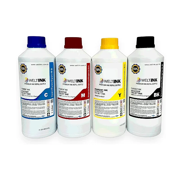 WELTINK - EE0018 - CORANTE - EPSON - KIT 4 CORES