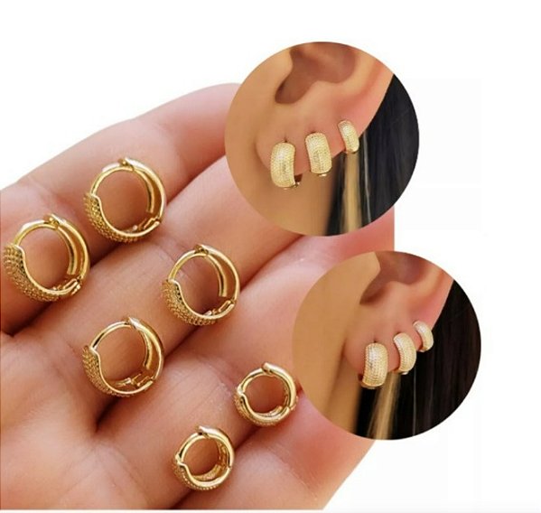 Brinco de Clic Craquelado