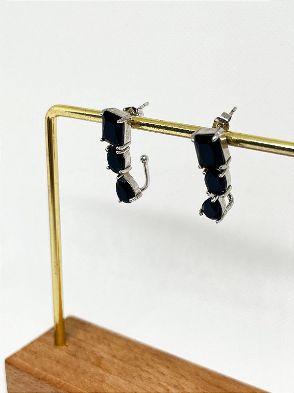 Brinco Ear Cuff Preto
