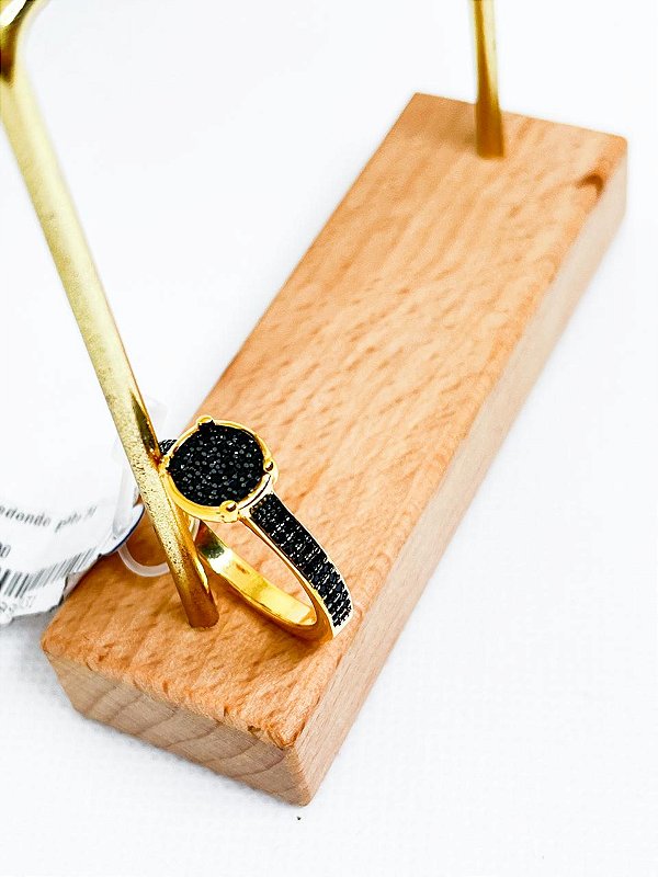 Anel Chuveirinho Preto