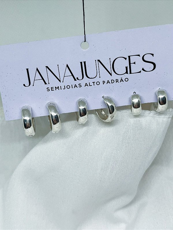 Brinco Clic Argola Lisa