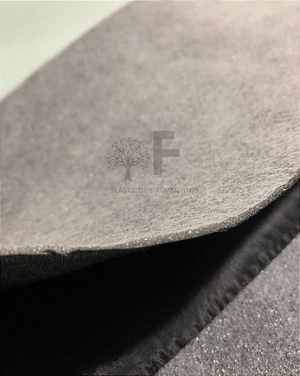 ESPUMA DUBLADA NYLON 2MM – PRETO