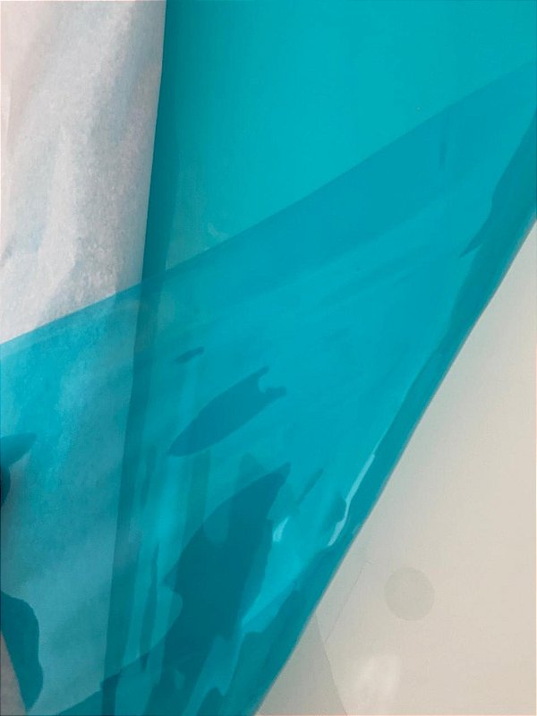 CRISTAL 0,40MM FLEXIVEL COR AZUL