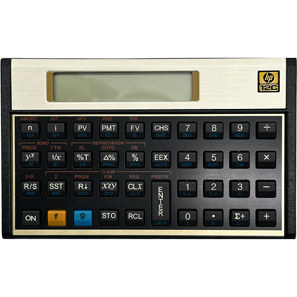Calculadora Financeira Dourada HP 12C