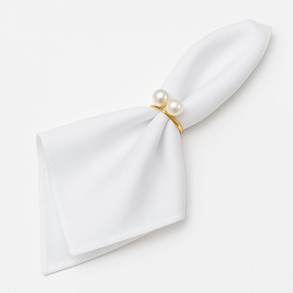 Kit Guardanapos Pendure Oxford Branco - 10 Unidades