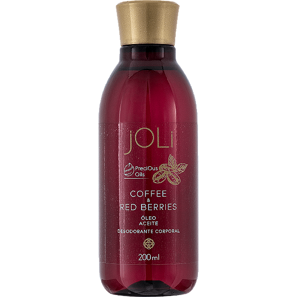 Óleo Desodorante Corporal Joli Café e Frutas Vermelhas 200ml - Cod/Ref: 033004