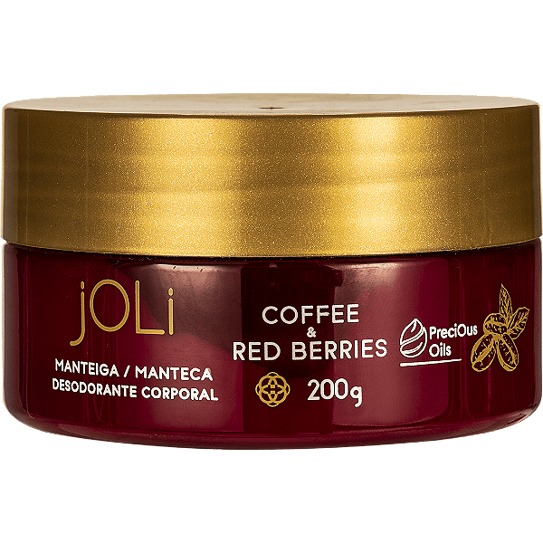 Manteiga Corporal Joli Café e Frutas Vermelhas 200ml - Cod/Ref: 033005