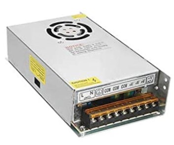 Fonte Metálica Colmeia 360W 30A 12V Chaveada Alimentação 110V-220V P/ Cftv leds