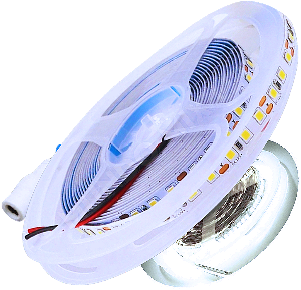 Fita LED IP20 12V 120Leds 10W /mt Branco FRIO 6500K 12Volts P/ Perfil