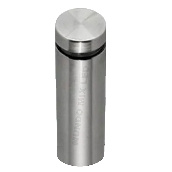 Prolongador Slim 50X10MM Aço Inox Escovado Fixador Alongador de Letreiros Desenhos Em Acrílicos Vidros Madeira Ø50*10mm