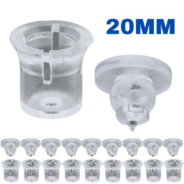 EASY FIX 20MM Fixador Pino Transparente P/ Letras Caixas Logos Placas Letreiros 20x20mm MEGA Fixação ORIGINAL