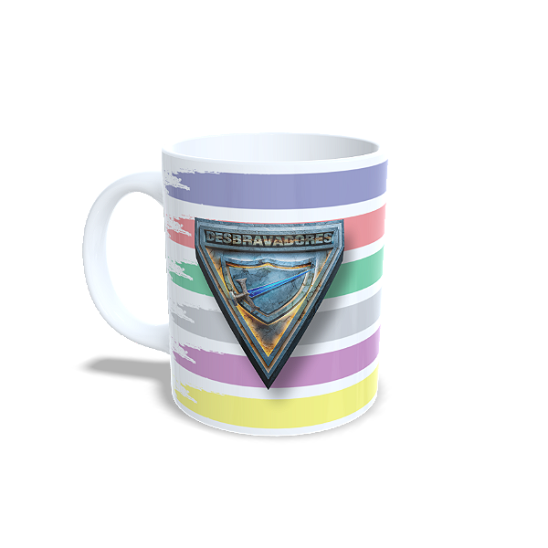 Caneca Desbravadores Triângulo Estilizado