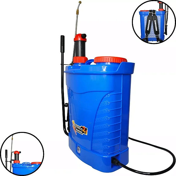 Kawashima Pulverizador Costal 2 Em 1 Elétrico E Manual 20 L