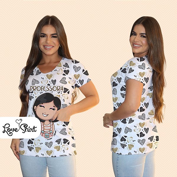 BATA COM BOLSO/SCRUB PROFISSÃO PROFESSORA BONECA CORAÇÃO 2