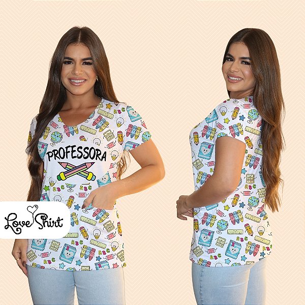 BATA COM BOLSO/SCRUB PROFISSÃO PROFESSORA LÁPIS VARIADA 2