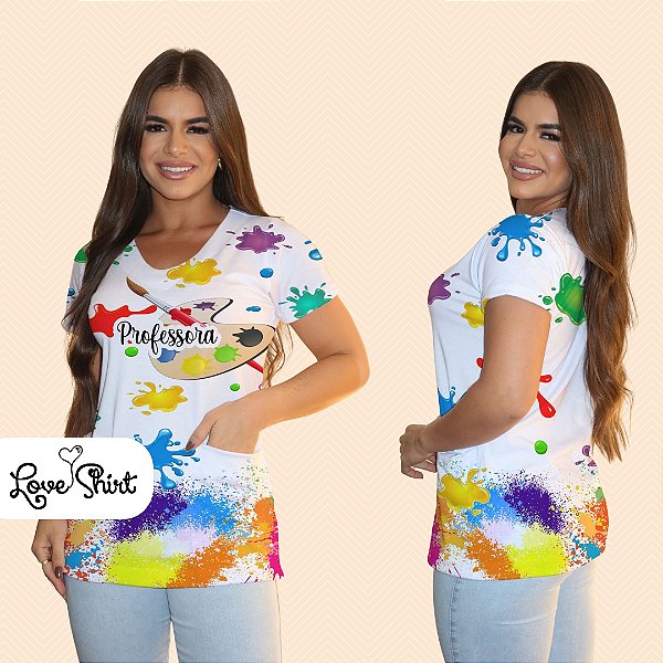 BATA COM BOLSO/SCRUB PROFISSÃO PROFESSORA TINTA
