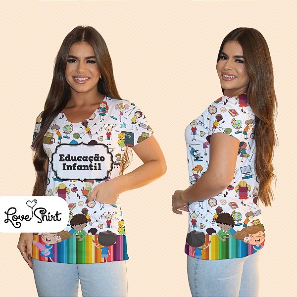 BATA COM BOLSO/SCRUB PROFISSÃO EDUCAÇÃO INFANTIL BARRA LÁPIS CRIANÇAS