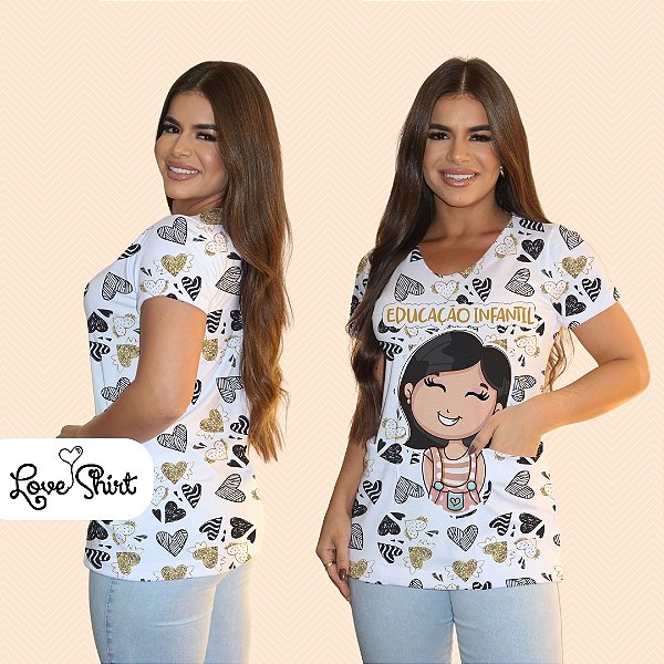 BATA COM BOLSO/SCRUB PROFISSÃO EDUCAÇÃO INFANTIL BONECA CORAÇÃO TOTAL