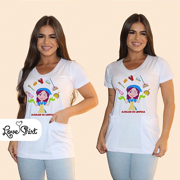 BATA COM BOLSO/SCRUB PROFISSÃO SERVIÇOS GERAIS CENTRAL VARIADA 3