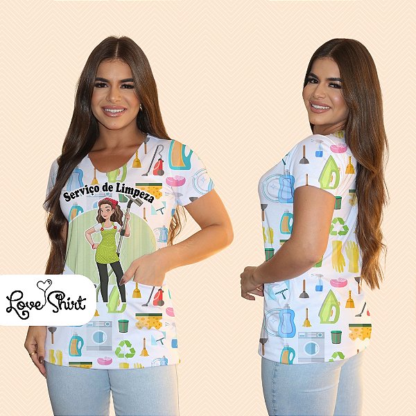 BATA COM BOLSO/SCRUB PROFISSÃO SERVIÇOS GERAIS BONECA FUNDO DE LIMPEZA