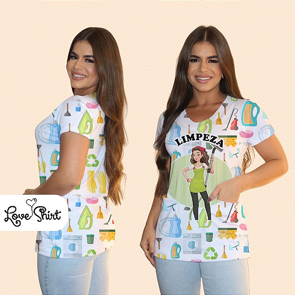 BATA COM BOLSO/SCRUB PROFISSÃO LIMPEZA VARIADA 2