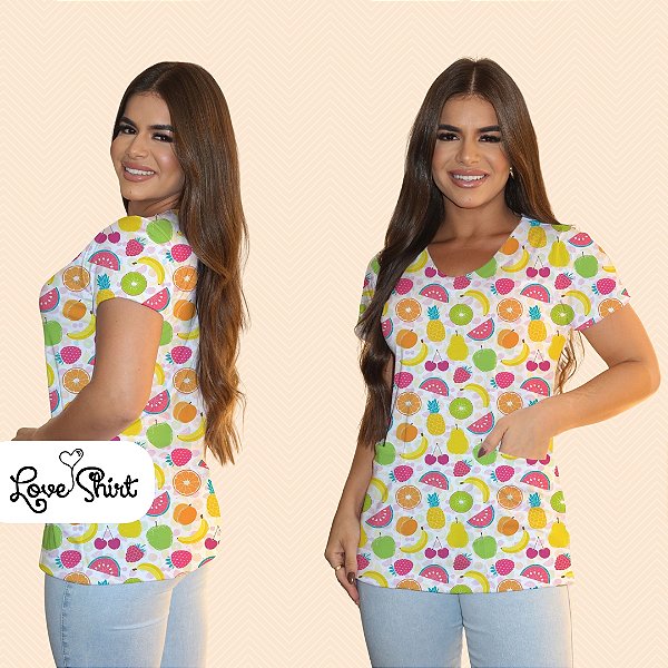 BATA COM BOLSO/SCRUB PROFISSÃO COZINHEIRA FUNDO TOTAL DE FRUTAS 2