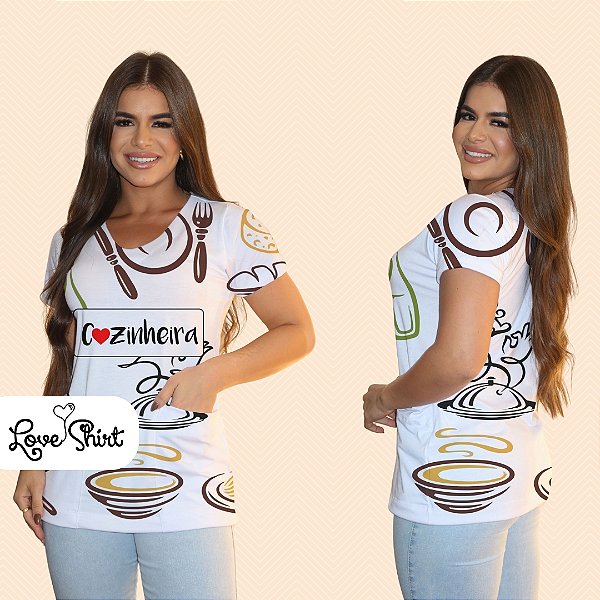 BATA COM BOLSO/SCRUB PROFISSÃO COZINHEIRA VARIADA 3