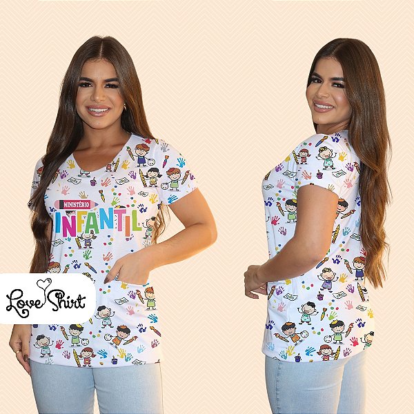 BATA COM BOLSO/SCRUB PROFISSÃO MINISTERIO INFANTIL FUNDO CRIANÇA COM PINCÉIS