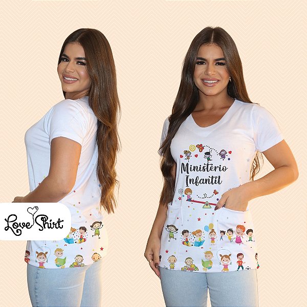 BATA COM BOLSO/SCRUB PROFISSÃO MINISTERIO INFANTIL BARRA CRIANÇAS