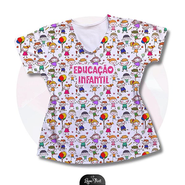 T-SHIRT PROFISSÃO EDUCAÇÃO INFANTIL VARIADA 11