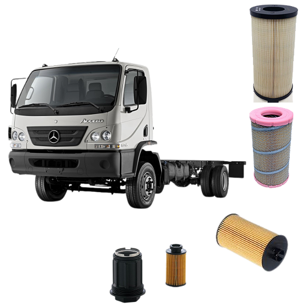 KIT TROCA DE FILTRO REVISÃO GERAL COM TODOS OS FILTROS PARA CAMINHÃO MB ACCELO 1016