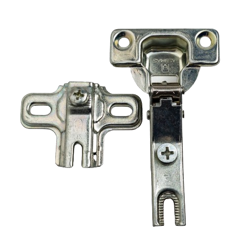 Dobradiça Curva 26mm Albras – Para Portas Semi-Sobrepostas