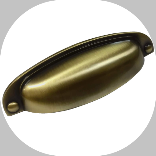 Puxador Concha Provençal 96mm Antique Kits