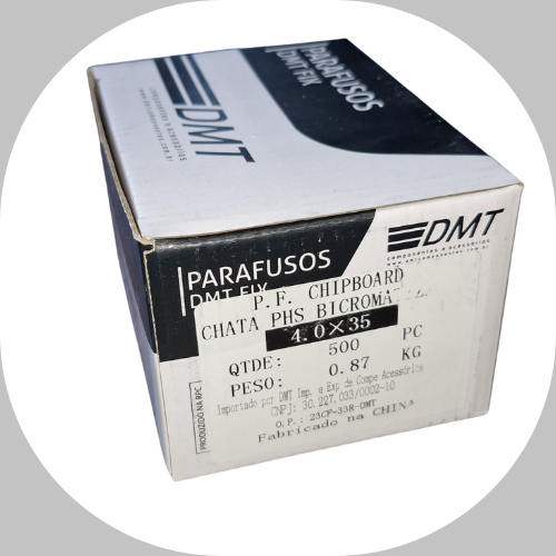 Parafuso Phillips DMT 4.0x35 Caixa c/500 unidades