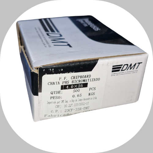 Parafuso Phillips DMT 4.0 x 25 Caixa c/500 unidades