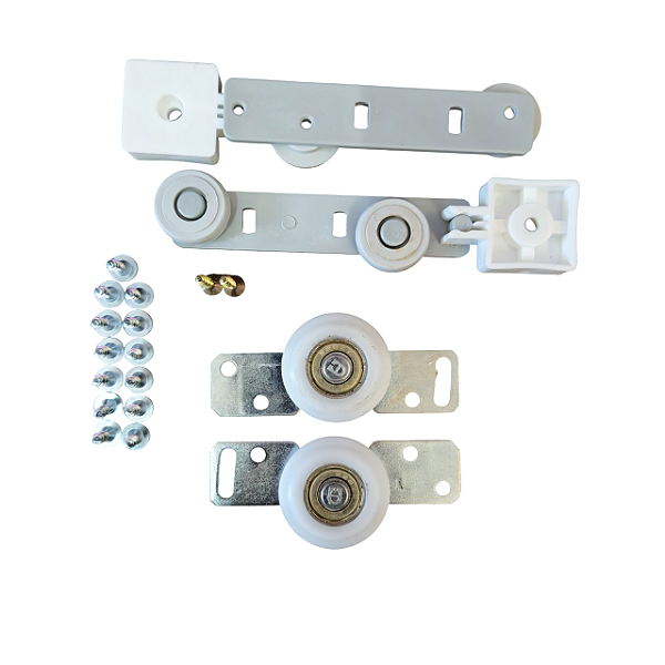 Kit Porta de Correr Guarda Roupa + Parafusos