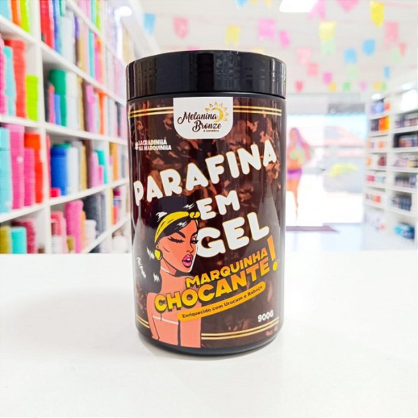 Melanina Bronze Parafina em Gel 900g