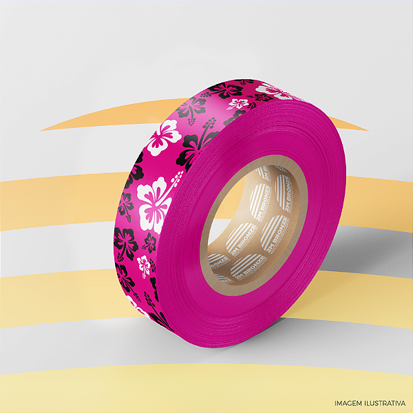 Fita 2M Floral Pink (Inteira ou cortada)