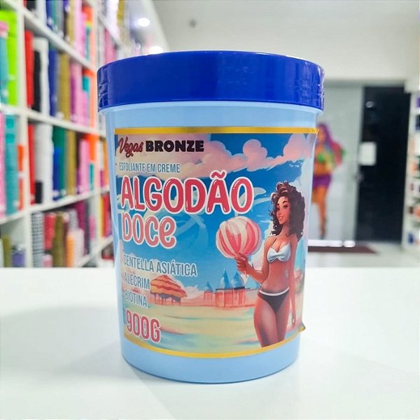 Vegas Bronze Esfoliante Sorvete Algodão Doce 1kg