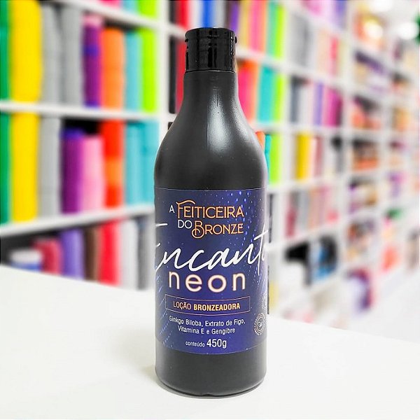 Feiticeira do Bronze Encanto Neon Loção Bronzeadora 450g