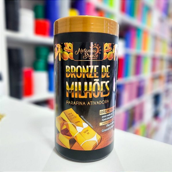 Melanina Bronze Parafina Bronze de Milhões 900g